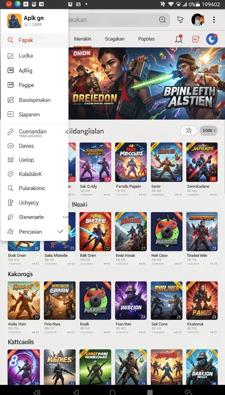 Contoh tampilan Aplikasi ledakgg Resmi: Download dan Instalasi