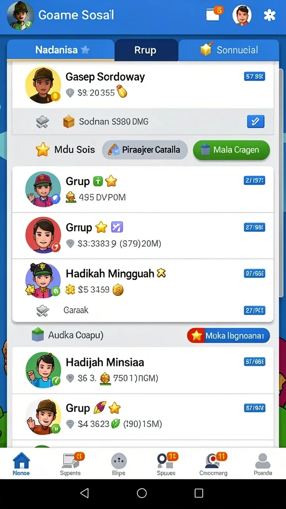Contoh tampilan Aplikasi id098 Resmi dan Terpercaya di Android