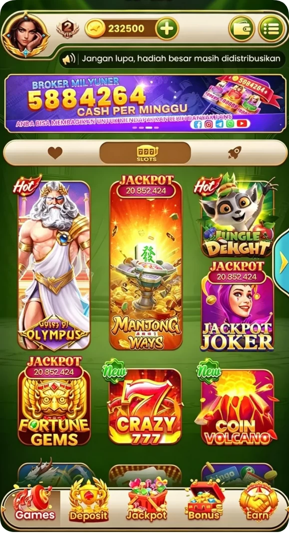 Contoh tampilan Aplikasi ebet777 Resmi: Download dan Instalasi