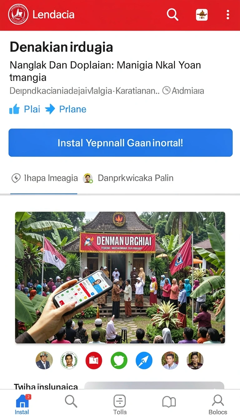 Contoh tampilan Aplikasi logo Resmi: Download dan Instalasi